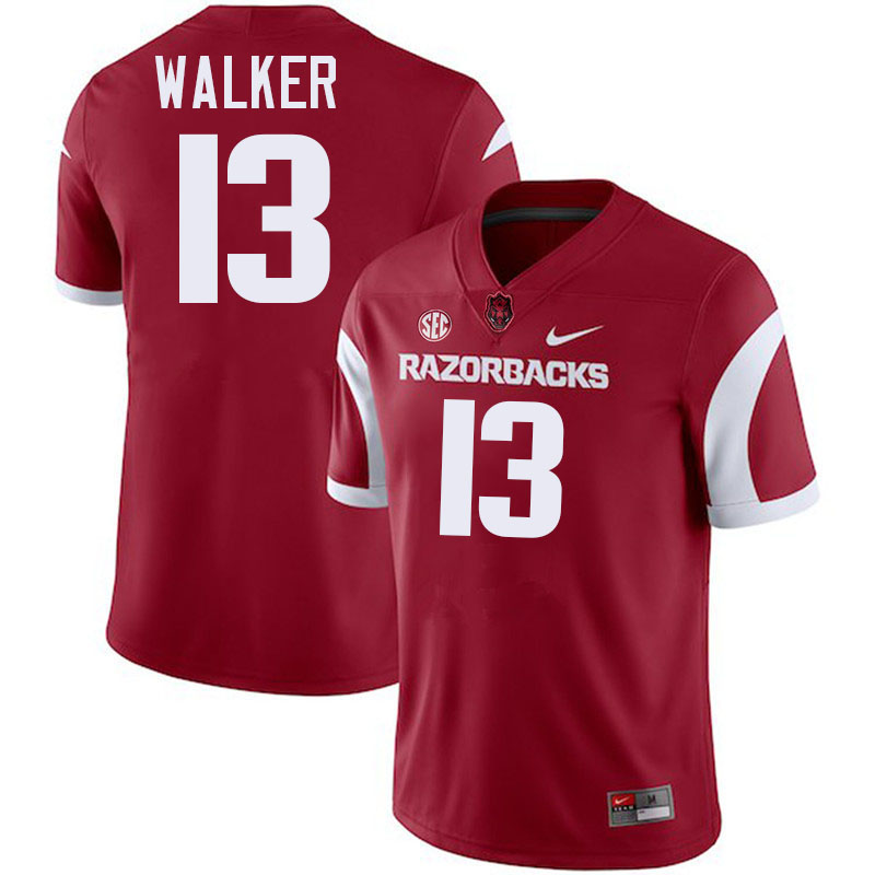 #13 Kani Walker Arkansas Jersey,Arkansas Razorbacks College Football Jerseys Stitched-Retro Cardinal  #13 Kani Walker Arkansas Jersey,Arkansas Razorbacks College Football Jerseys Stitched-Retro Cardinal